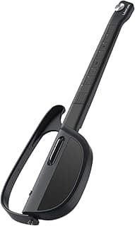 LiberLive C1 Stringless Smart Guitar, Foldable Travel Backing Guitarra, Chord Generator, App Interactive Chord Sheets, Built-in Drum Machine & Bassline for One-Man Band, For Adults & Teens (Black)