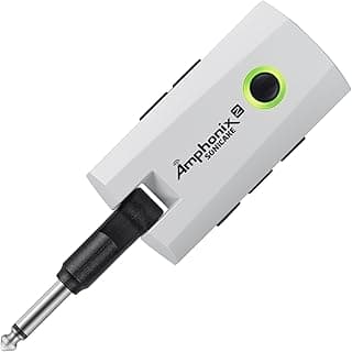 SONICAKE Guitar Headphone Amp - 50 Factory Presets, 9 Effect Modules, BT Connection, App Control, USB Audio Recording, Portable Guitar Amplifier for Home Practice & Performance, Amphonix 2 QAP-50