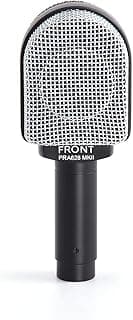 Superlux PRA628MKII Professional Dynamic Instrument Microphone, Wired Super-Cardioid Mic for Guitar/Bass Amps & Live Sound. Recording for Studio and Live Performance, Road-Ready with Clamp & Bag