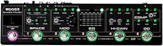MOOER Black Truck Guitar Combined Effects Pedal for Metal with Compressor, Overdrive, Distortion, EQ, modulation, Delay, Reverb