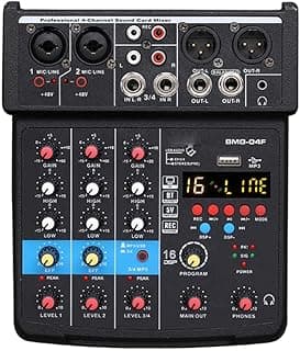 Unbeatable Deal: 4 Channel Mixer for Home Recording!