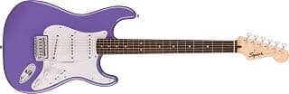 Fender Squier Sonic Stratocaster Electric Guitar, Ultraviolet, Laurel Fingerboard, White Pickguard