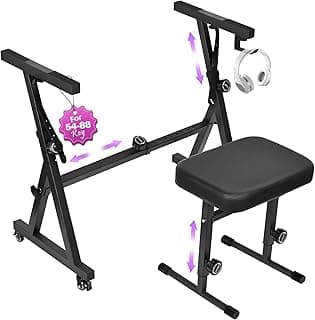 54-88 Key Digital Piano Stand & Bench: Save $36 Now!