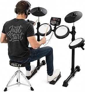 Unbeatable Starter Kit: 40% Off Fesley FED150 E-Drum Set