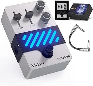AKLOT Octave Pedal: Save $0! Fast tracking & dynamic response in a compact, true bypass design.