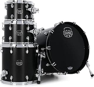 Mapex Saturn SR504X Fusion Shell Pack - Satin Black: $1499.99!