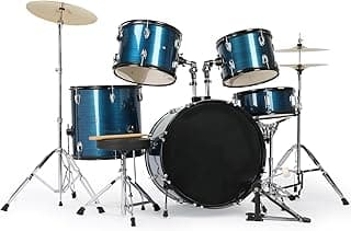 Save $56! Ktaxon 22" Drum Set - Full-Size Kit for Teens & Beginners