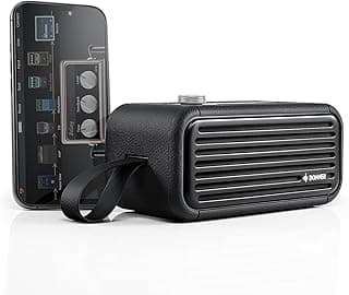 Donner Go 25W Mini Electric Guitar Amp, Portable Guitar Amplifier with Smart App Control, Type-C Charging, Bluetooth & AUX Dual Input for Daily Practice