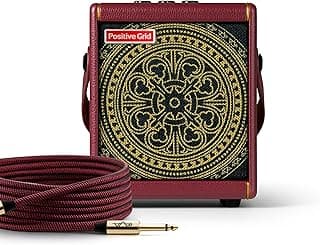 Positive Grid Spark Mini Vai Special Edition 10-Watt Portable Smart Guitar Amp and Bluetooth Speaker – Designed by Steve Vai