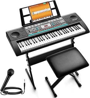 CAHAYA 61-Key Electric Piano for Beginners - $101.99 (Reg. $119.99)