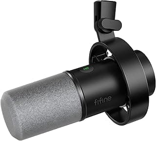 Save $15! FIFINE Dynamic Mic for Podcasts & Streaming
