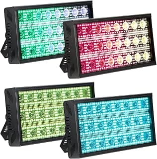 Betopper LF2405 300w Matrix Beam Strobe Effect Lights，Stage Lights Wash Strobe Light, Super Bright Large Flash Stage Lighting, DMX Dj Strobe Lights for Parties Club Disco Xmas etc（4）