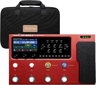Valeton GP200R Multi Effects RED + Gig Bag Black Bundle - $69 Off!
