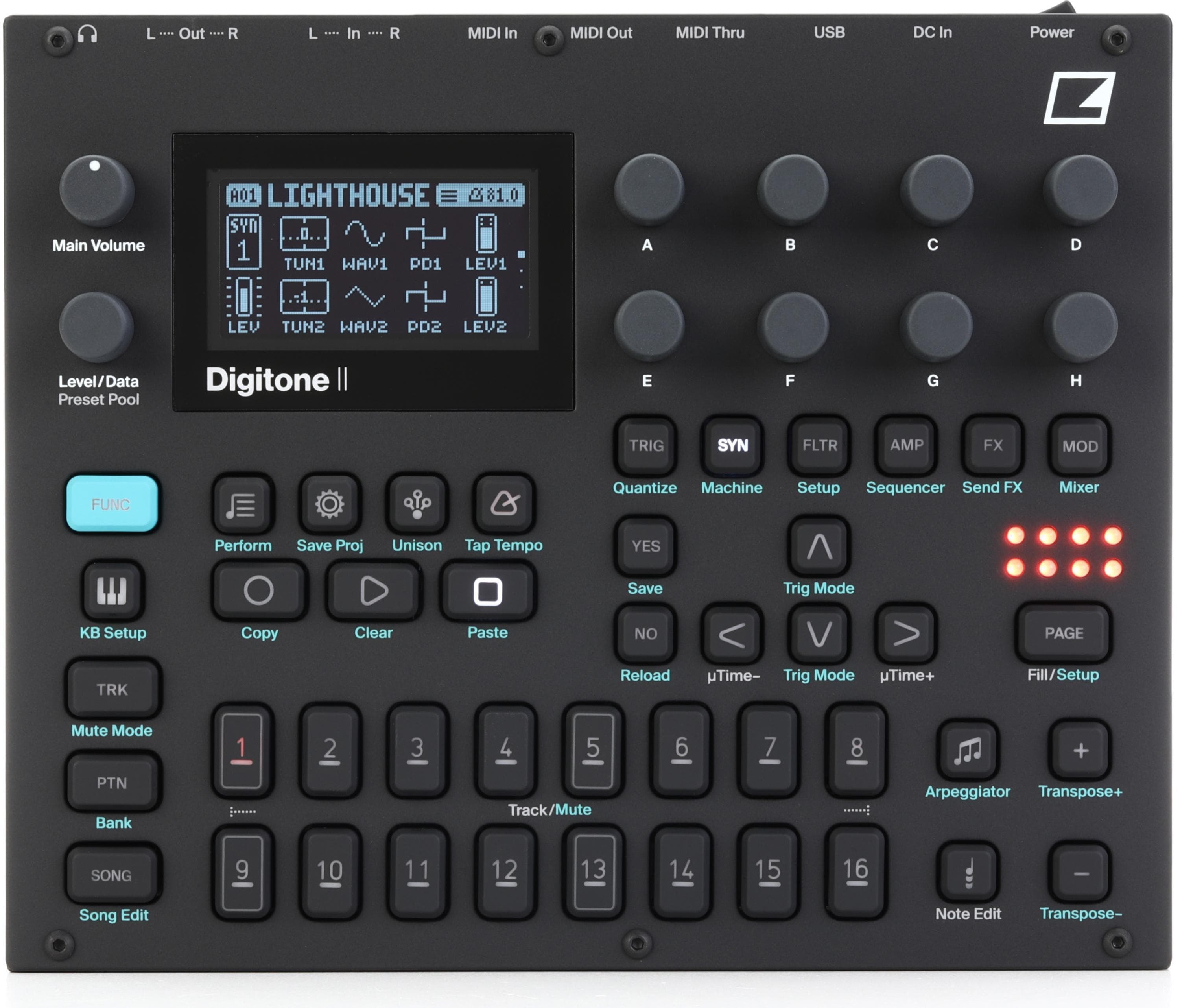 Digitone II 16-track Polyphonic Digital Synthesizer - $50 Off!