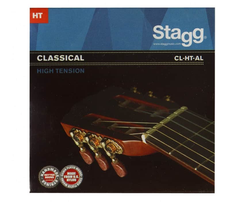 CLASSICAL GUITAR STRINGS: Save $0! Stagg's premium nylon & silver plated wound strings for authentic tone