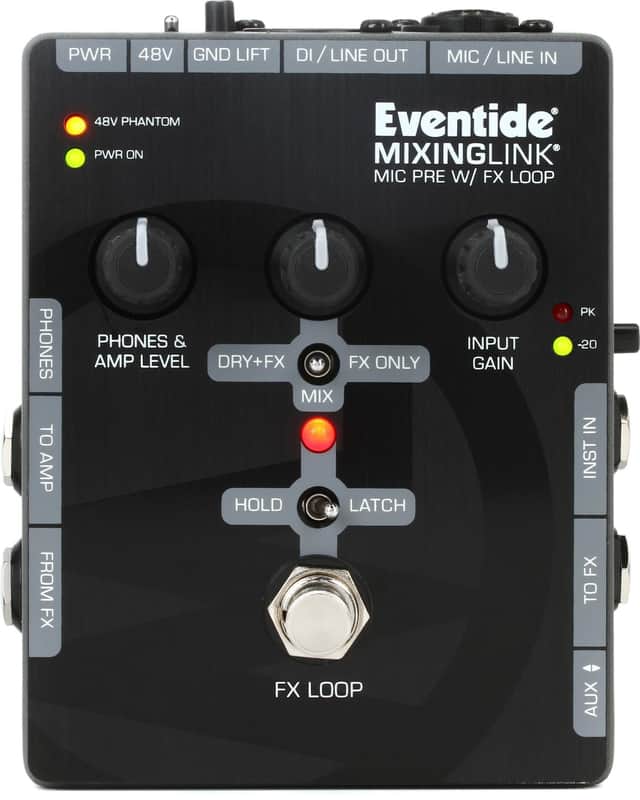 Eventide MixingLink Mic Pre with FX Loop - $349! (Reg. $349)
