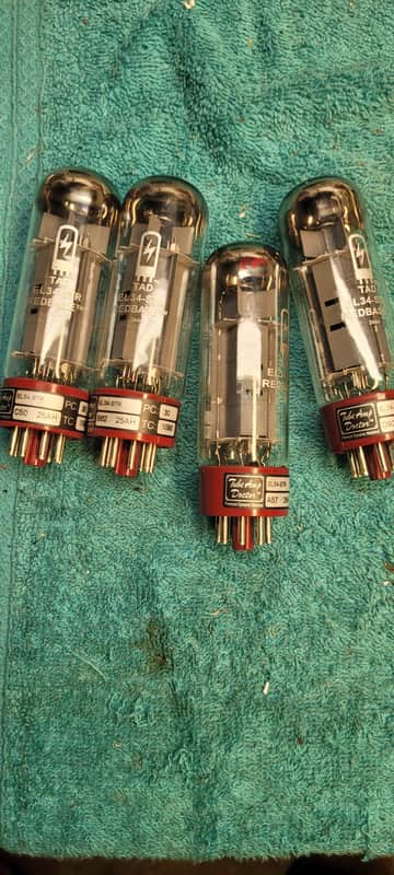 EL34 Goldmine! TAD EL34-STR REDBASE QUAD for $149.99