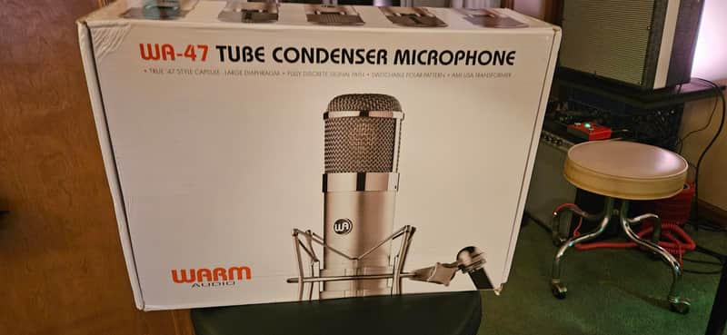 WA-47 TB Condenser Mic: Save $27! Rare Titanium Version!