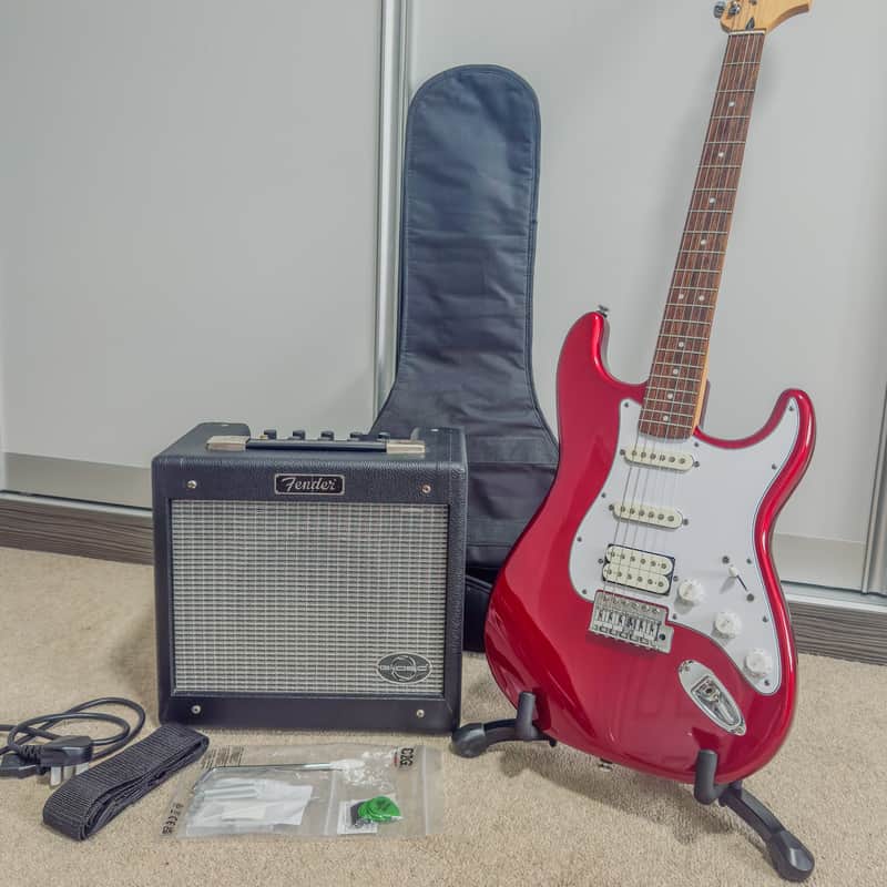 Squier Stratocaster + Amp Bundle: $344.68 (Save $$$!)