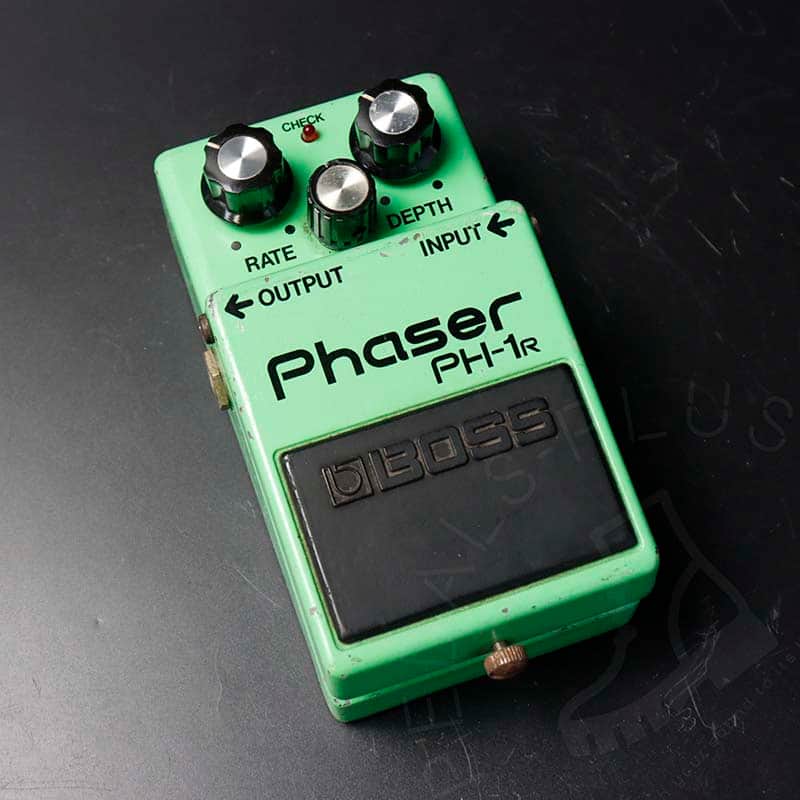 Boss PH-1R Phaser (Black Label) Silver screw 1980 Japan made.