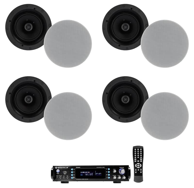 UNBEATABLE DEAL: Save $245 on Rockville ELITE C616 Ceiling Speakers & Amplifier!