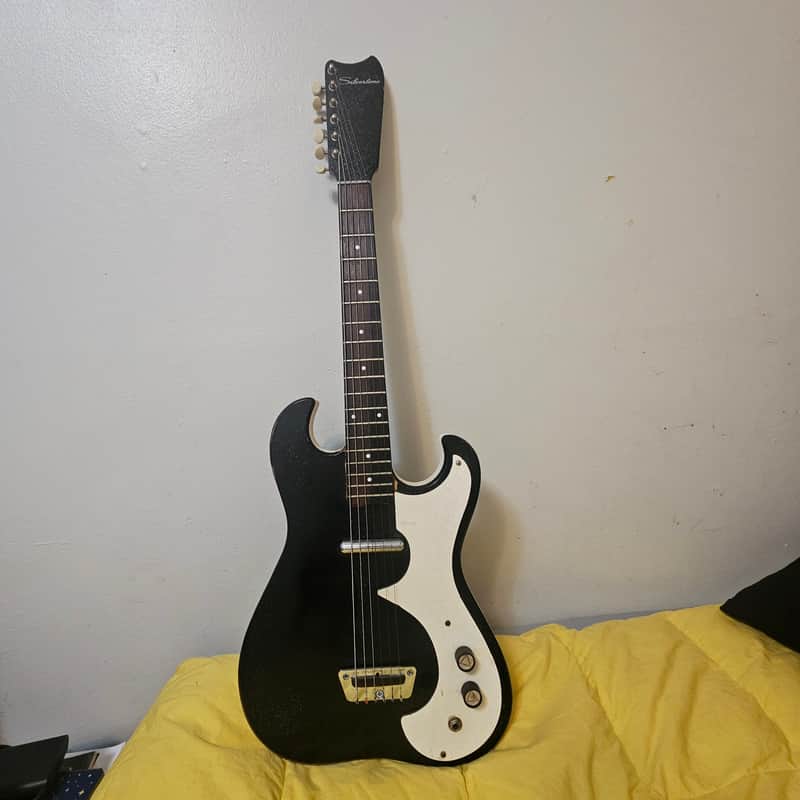 1962 Silvertone 1448 Black Sparkle - $364.99 (was: ???)