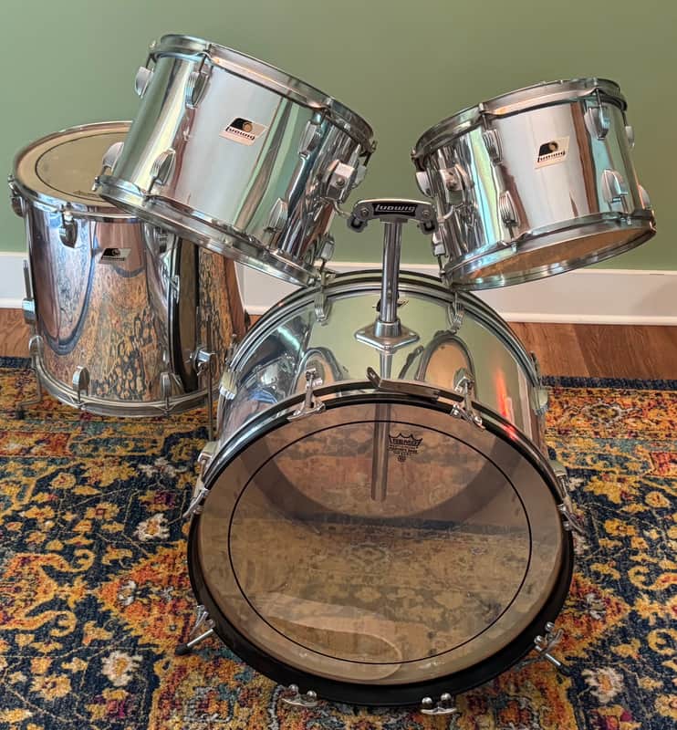 Vintage Chrome Wrap Ludwig S/L Series - $704.99 (Used)