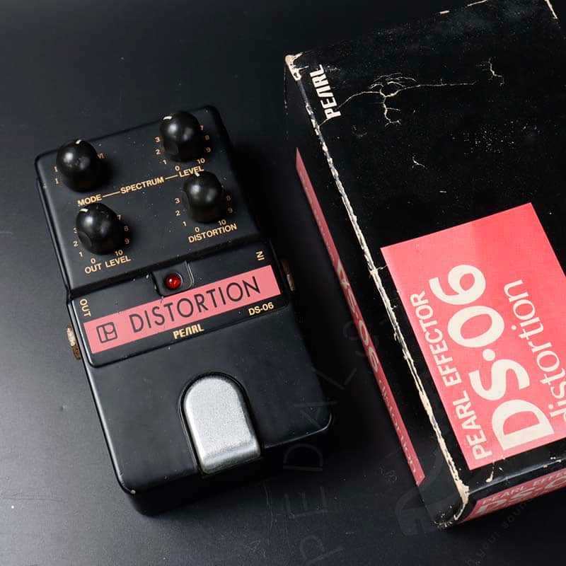 Pearl DS-06 Distortion 1980s - Black w/ original box