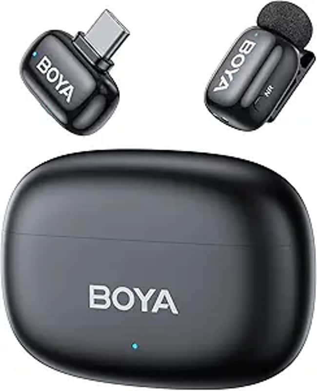 BOYA Wireless Lavalier Mic for 15-17/Android - $73.30 (Save 44%!)