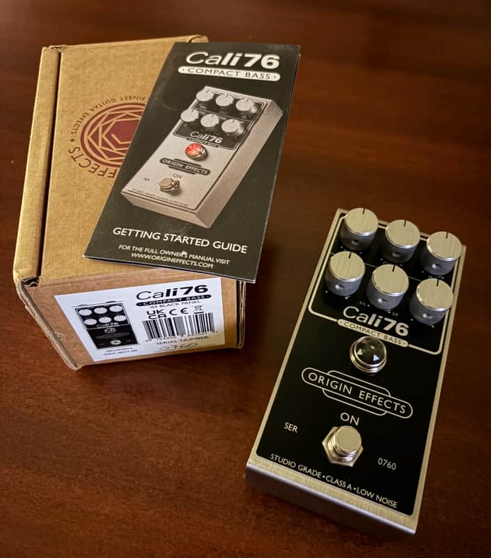 Origin Effects Cali76 Compact Bass Compressor 2022 - '64 Black Panel