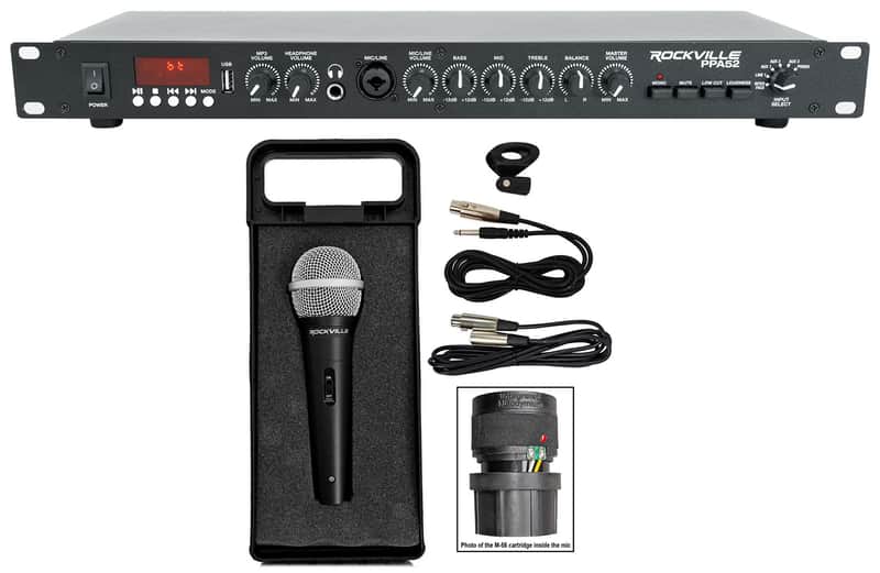 Rockville PPA52 Preamp Pro: Save $0! Bluetooth, USB, and Mic Input
