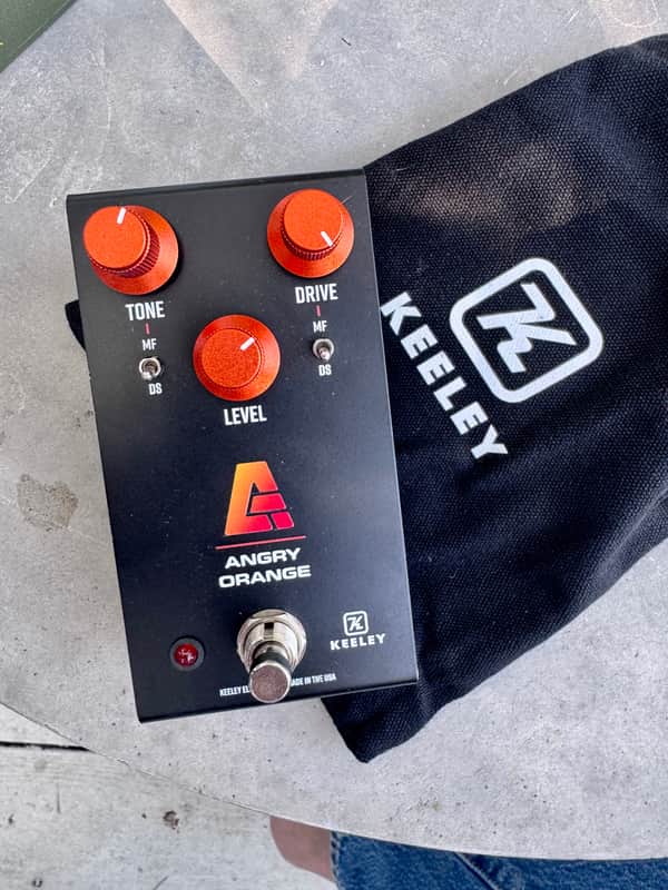 Keeley Angry Orange Pedal: Save $200! This limited-edition pedal is a highly sought-after tone monster.