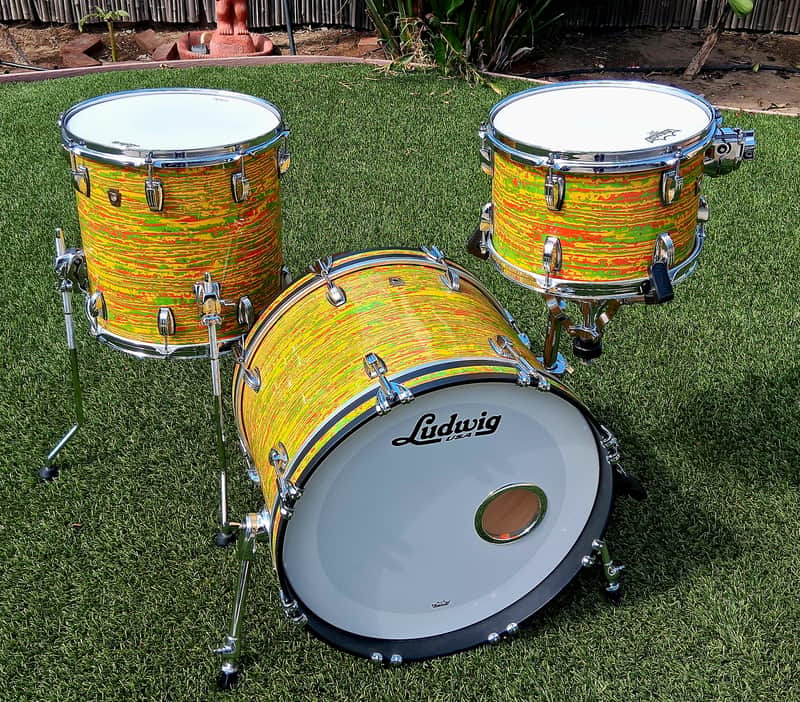Ludwig Classic Maple Downbeat 2025 - Citrus Mod: $1795 (NEW!) Save $0!