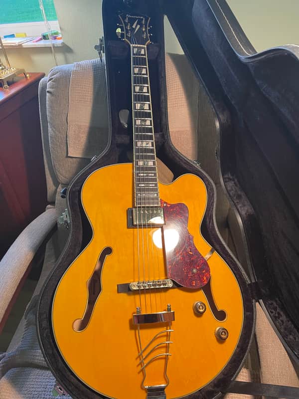 Pat Metheny Archtop Model Ibanez PM2 AA for Sale