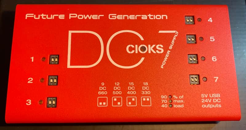 CIOKS DC7 Power Supply Limited Edition - Gear Hero - Red