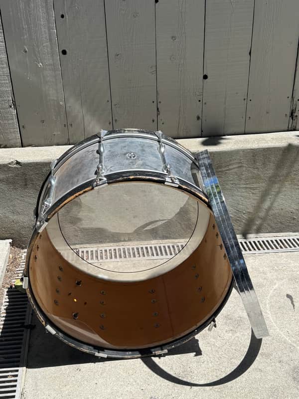 Vintage Slingerland Bargain - 70's Chrome Marching Bass