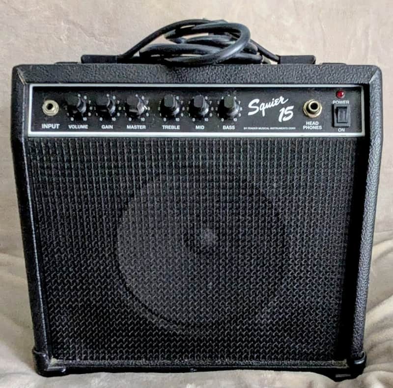 Squier15 Combo Amp (90's) - Wood & Metal - $29 OFF MSRP!