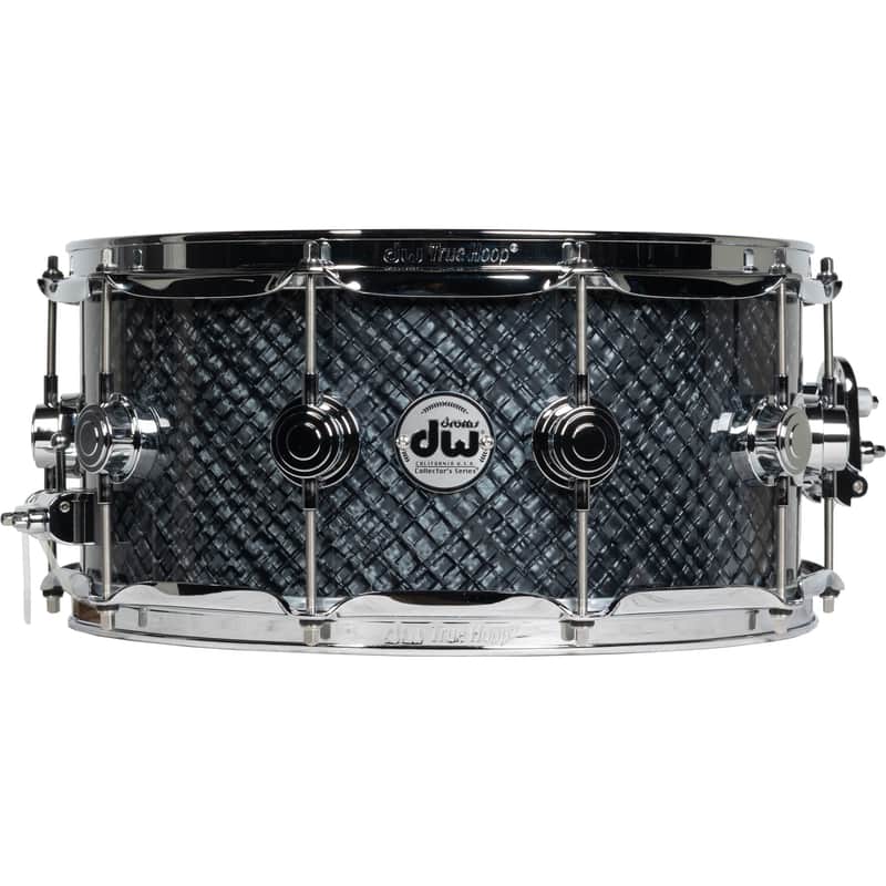 DW Collectors Series Snare Drum - Grey Crystal: $697