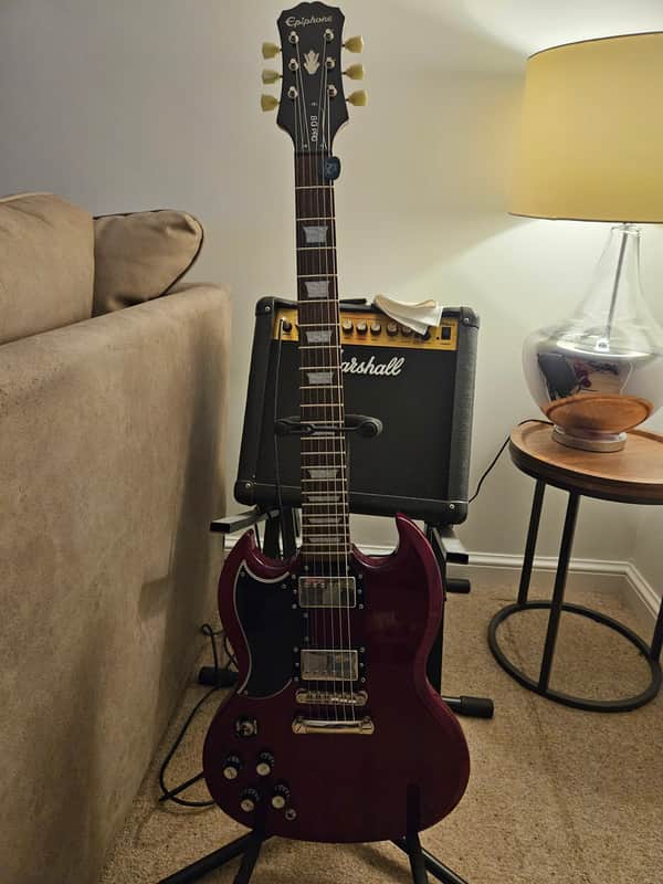 LEFT-HANDED SAVINGS! Epiphone SG 400 Pro '13 - $517