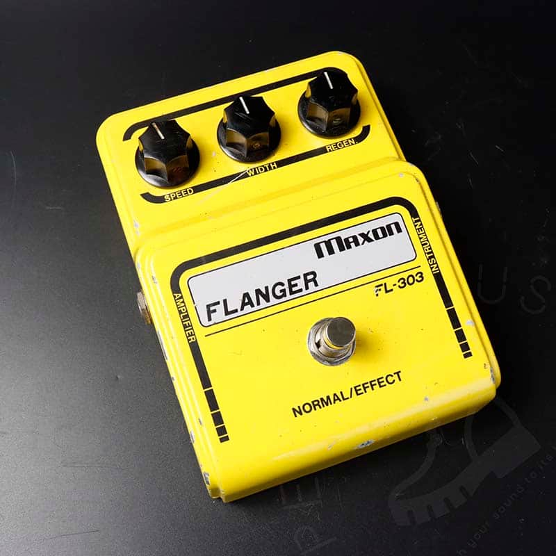 Maxon FL-303 Flanger 80s - Yellow