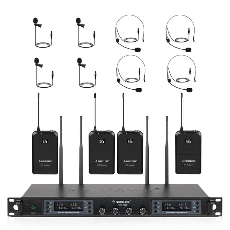 Phenyx Pro Quad UHF Wireless Mic System: $0 Off MSRP!
