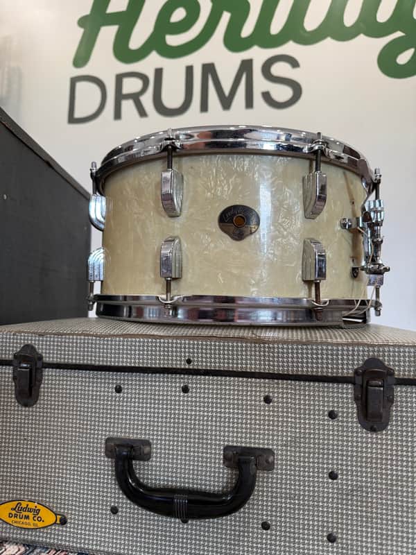 Ludwig-Leedy 14x7 Snare Drum - White Marine Pearl for $725
