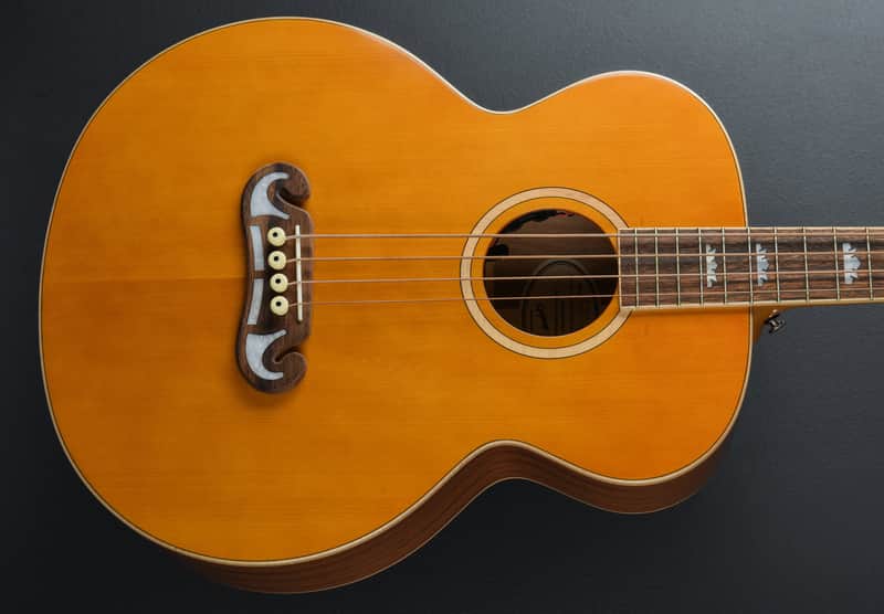 NEW Epiphone El Capitan J-200 Studio Bass - Aged Vintage Natural