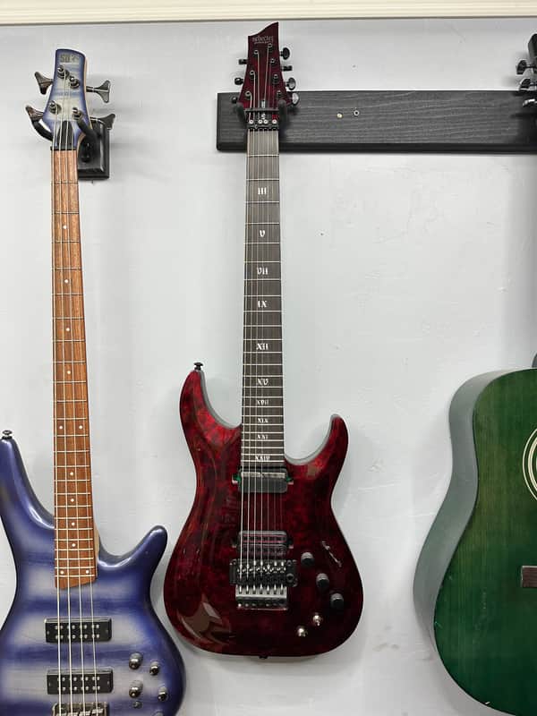 Schecter C-7 FR S Apocalypse Sustainiac RED REIGN - $1100 (50% off retail!)