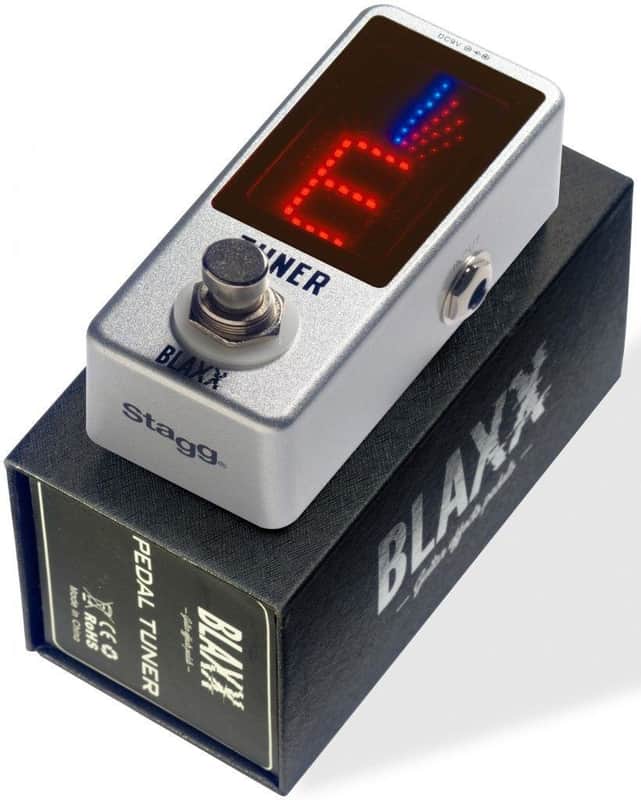 Blaxx Auto-Chromatic Mini Pedal Tuner: Save 50%! Compact, Accurate Tuning for All Instruments