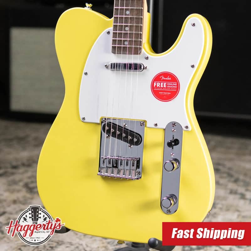 Canary Yellow Squier Sonic Telecaster - $249.99 (MSRP: $249.99)