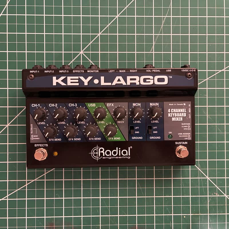 Used Radial Key Largo Keyboard Mixer Pedal - $325