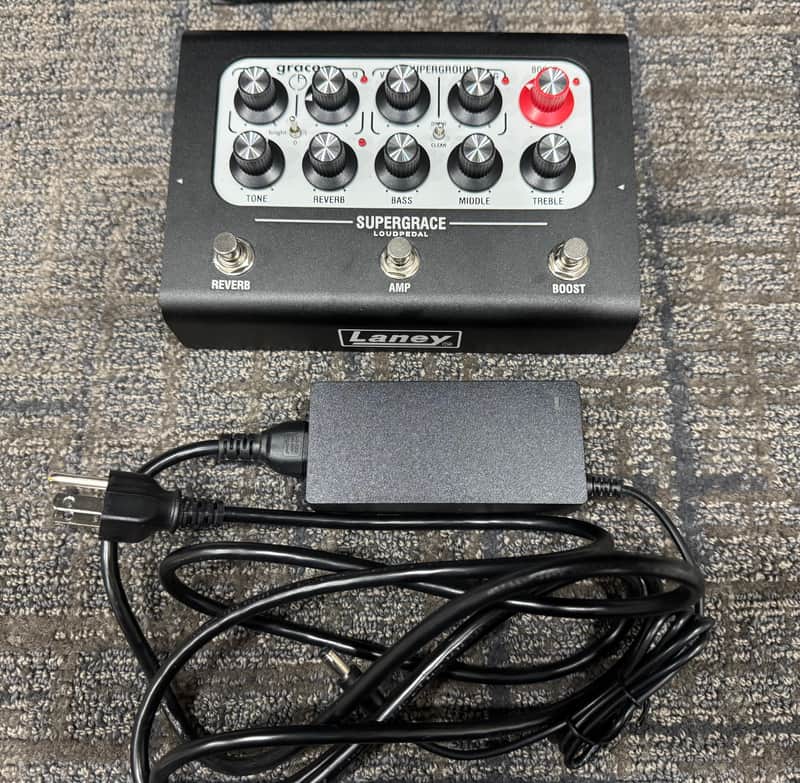 Laney Supergrace Loudpedal Billy Corgan Signature 60w amp pedal 2026 - Black