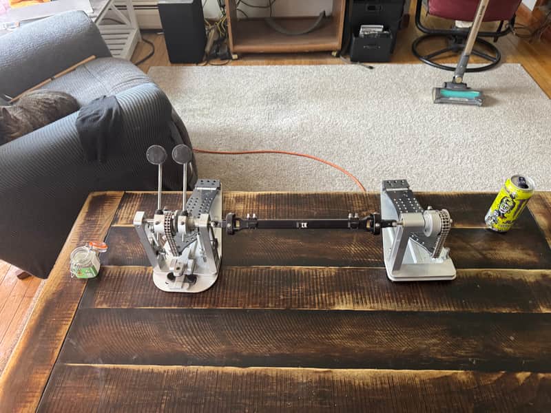 Unbeatable Deal: DW Machined Chain Drive Double Bass Pedal - $900!