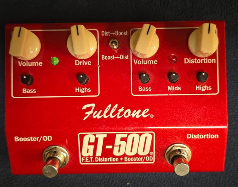 Fulltone GT-500 2010s - Red: Save $0 on this premium overdrive pedal!